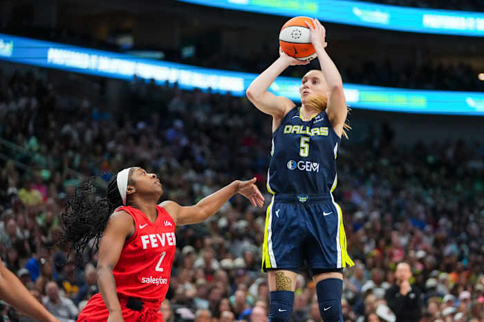 Wings rookie Paige Bueckers out with knee issue day after loss to Fever without Caitlin Clark Wings rookie Paige Bueckers out with knee issue day after loss to Fever without Caitlin Clark