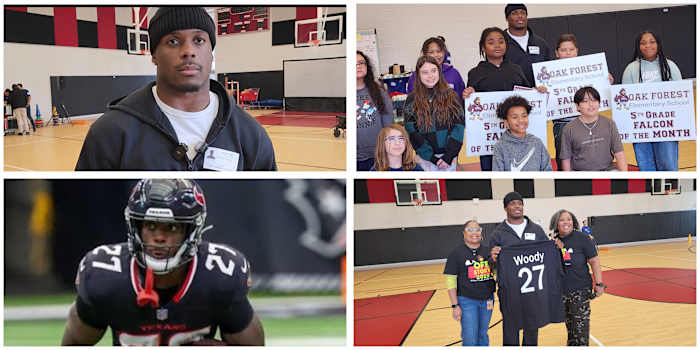 Texans’ Woody Marks reflects on rookie year, team outlook: ‘I did decent .. We’ll be back and we’ll be better’