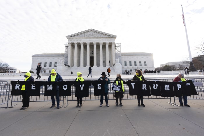 Takeaways from the Supreme Court arguments over whether Trump is ineligible to be president again - Vimarsana News