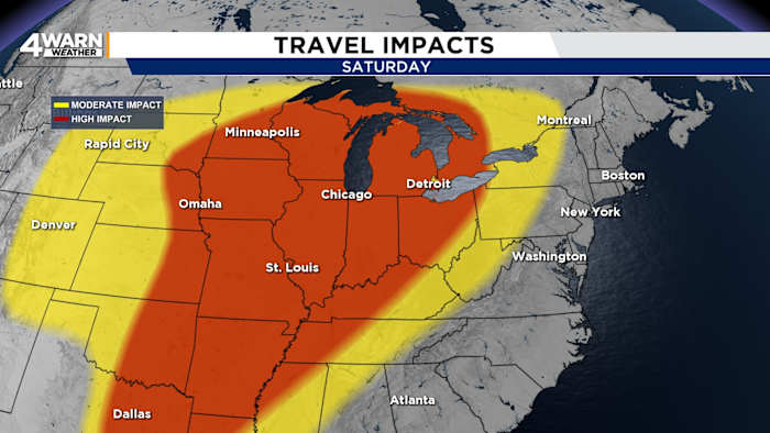 Winter storm to bring hazardous travel as Metro Detroit shifts from bitter cold to heavy snow