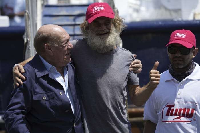 'Difficult ordeal:' Man, dog rescued after 3 months lost at sea - Vimarsana News