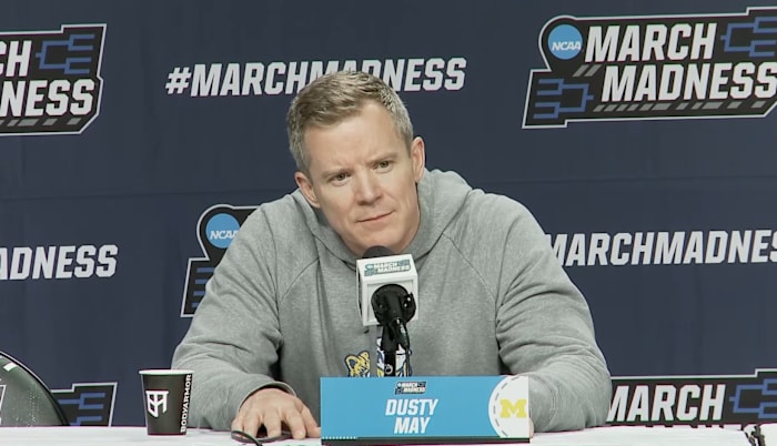 Michigan basketball head coach Dusty May prepares for ‘chess match’ vs. St. Louis in round of 32