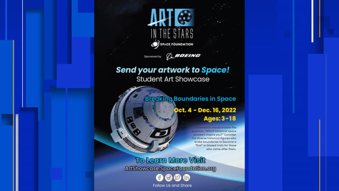 K-12 students have chance to launch artwork into space ?