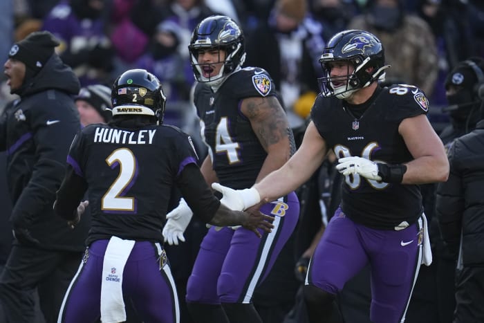 Ravens mascot Poe back on the field after preseason drumstick