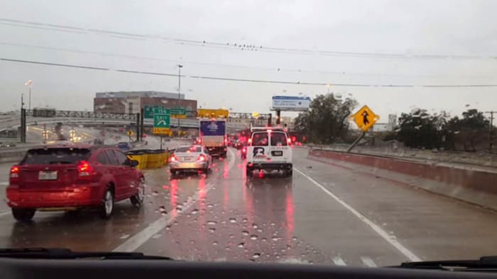 Ask 2: Is it okay to turn on your hazard lights while driving in inclement weather? - Vimarsana News