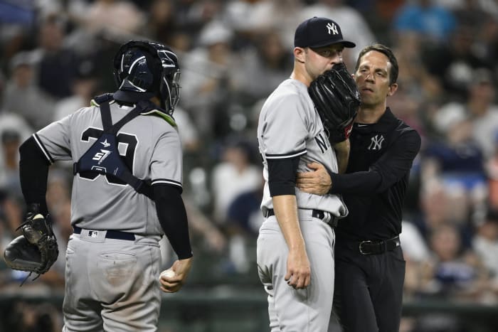 Judge still at 60, homerless in 4th straight, Yanks win 7-5