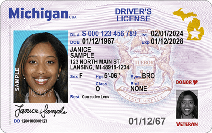 Check out next year’s new Michigan driver’s licenses, state IDs, and ...