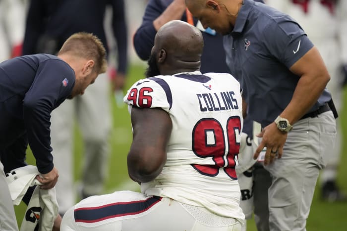 Texans vs. 49ers inactives: Maliek Collins out