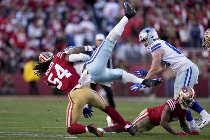 49ers hang on late for 23-17 wild-card victory over Cowboys