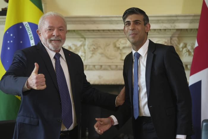 In London, Brazil's Lula calls for efforts to free Assange