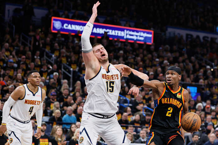 Thunder Rout Nuggets, Tie Series in Game 2
