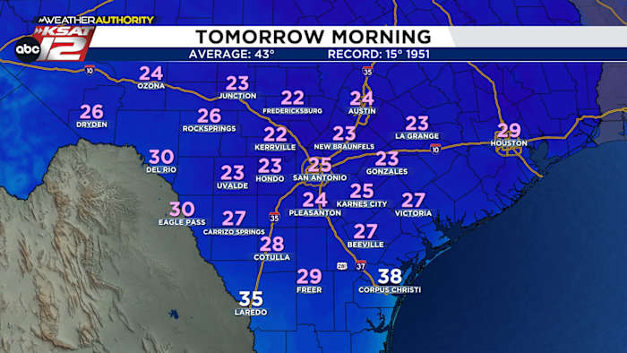 A Hard Freeze with A Nice Warmup After