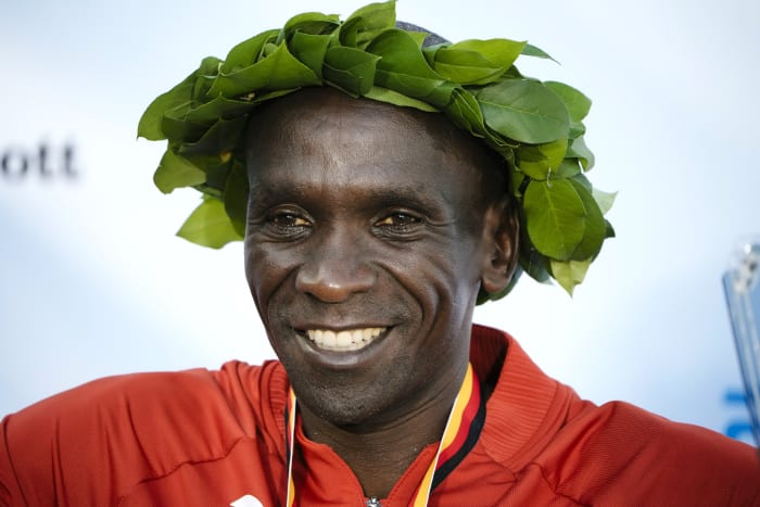 Eliud Kipchoge Becomes The First Man In History To Win The BMW