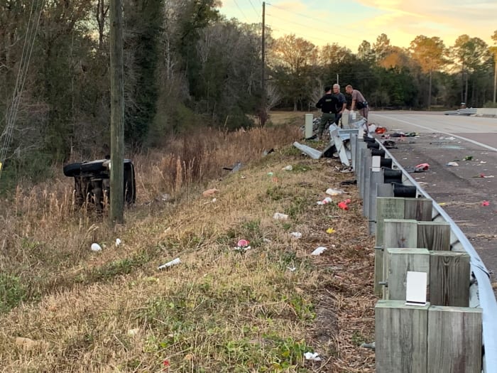 FHP At least 1 injured in Baker County crash