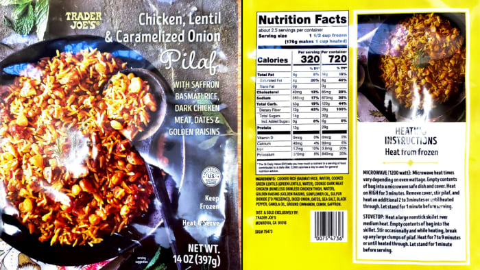 Rocks in Trader Joe's chicken pilaf? Here's what to know about public health alert - Vimarsana News