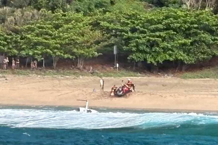 3 killed in tour company helicopter crash off the coast of the Hawaiian island of Kauai