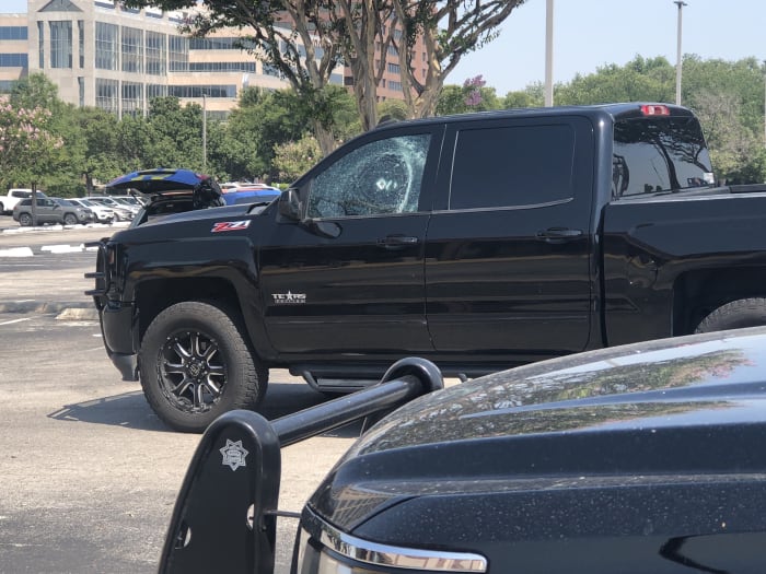 Driver 50 injured by glass after someone shot at his vehicle on I10 access road