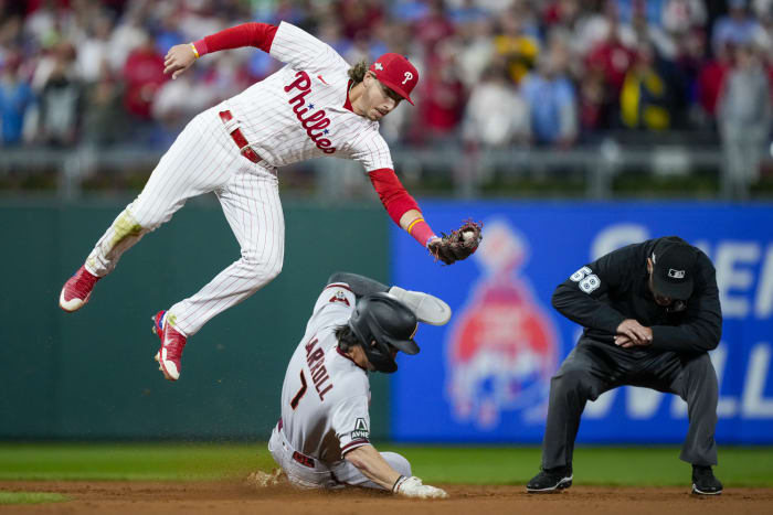 PHILLIES STEAL GAME ONE OF THE NLDS, becoming first team to