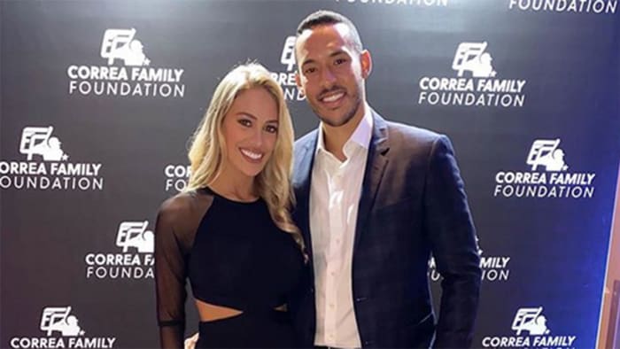 Twins SS Carlos Correa, wife Daniella expecting second child