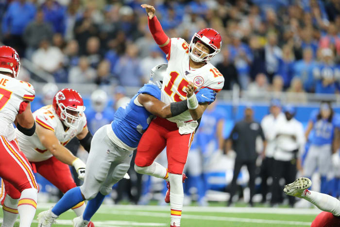 Kansas City Chiefs TE Travis Kelce OUT vs. Detroit Lions - Pride Of Detroit