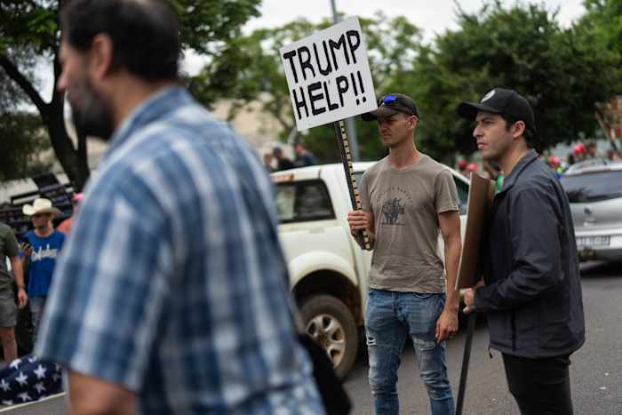 Los líderes sudafricanos y Trump se reunirán como refugiados en nuestro viaje la próxima semana Los líderes sudafricanos y Trump se reunirán como refugiados en nuestro viaje la próxima semana