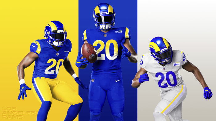 Pro Football Journal: Rams Likely To Wear Grey over Yellow (Bone over Sol)  Uniforms