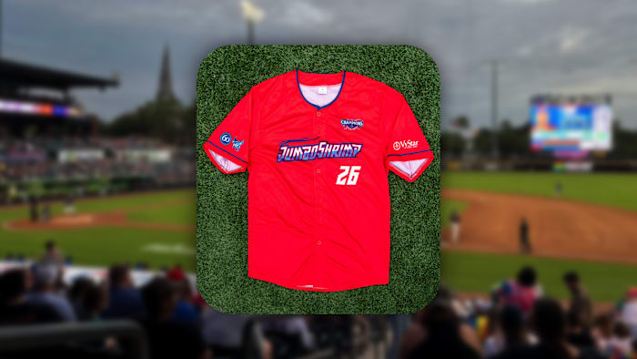 Score a free Jumbo Shrimp jersey this Saturday — here's how to get one