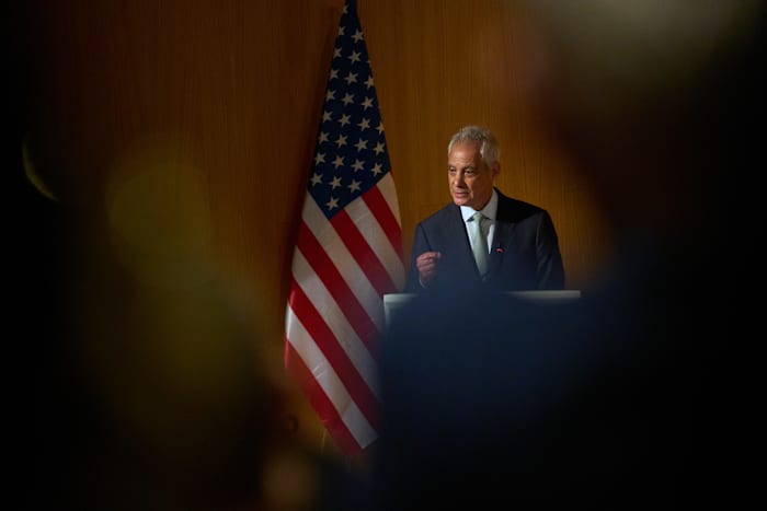 Rahm Emanuel warns that Israel has become a 'territorial pariah' in a blistering speech