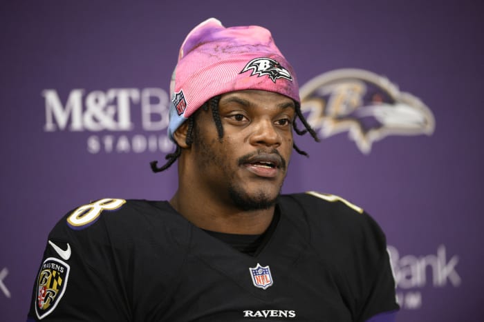 Ravens mascot Poe back on the field after preseason drumstick