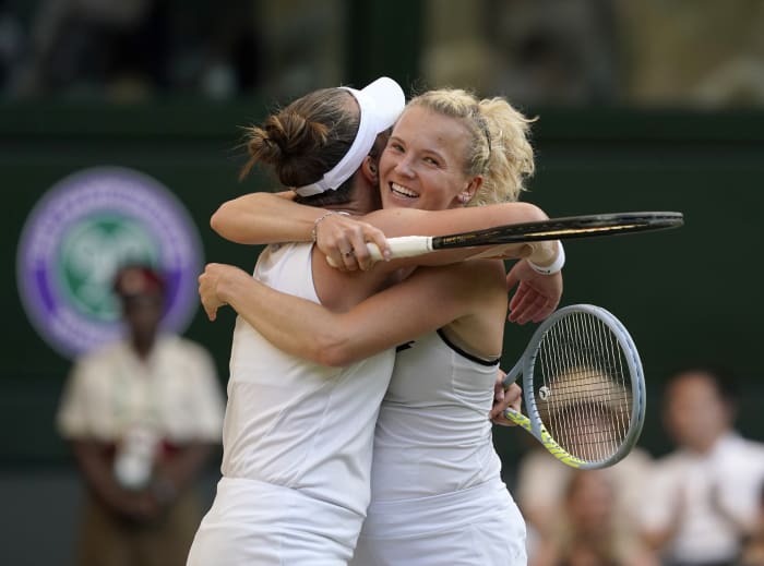 Wimbledon 2021 results  Ash Barty beats Katerina Siniakova in