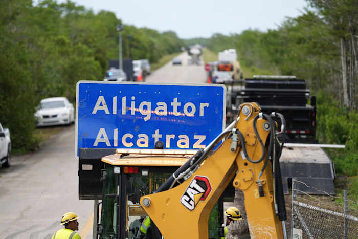 Officials withheld evidence on Florida's 'Alligator Alcatraz' funding, environmental groups say