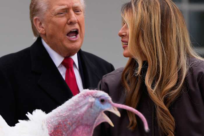 Trump spares turkeys — but not his political opponents — at annual pardoning  ceremony