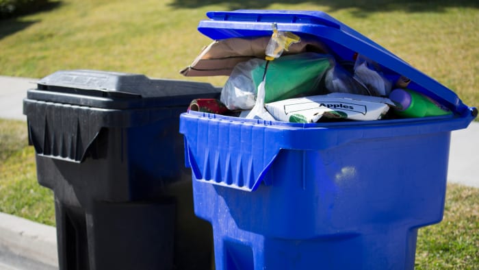 Why blue bags for recycling?, Curb It St. John's