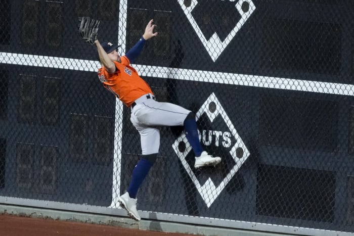 Astros P Phil Maton broke a finger punching locker after allowing