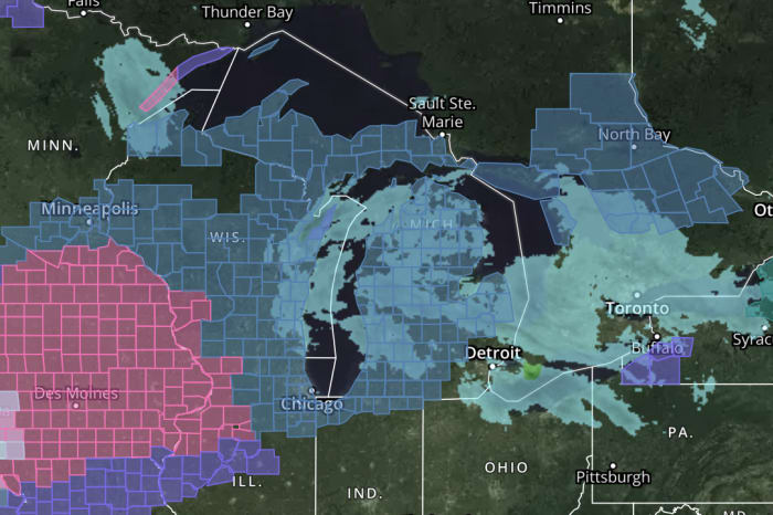 Michigan winter storm forecast: How much snow to expect across the state