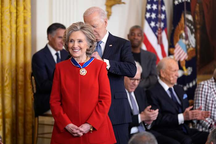 Image for article Hillary Clinton, George Soros and Denzel Washington will receive the highest US civilian honor