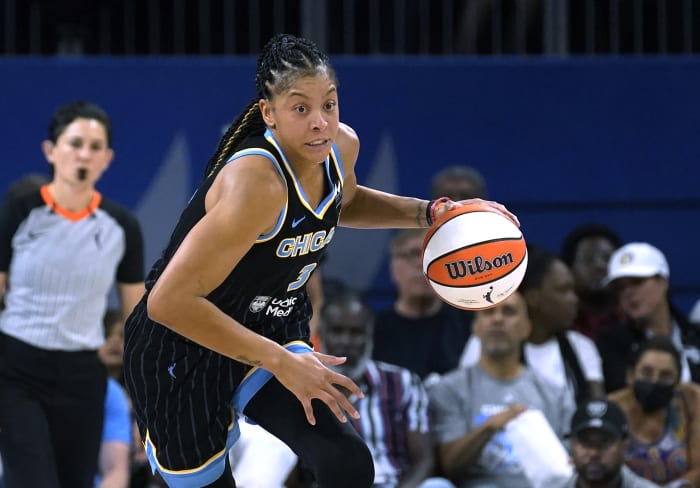 Candace Parker and Chelsea Gray leave the L.A. Sparks - Silver