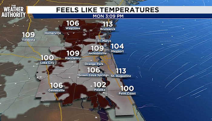 Extreme Heat Warnings Continue With Triple Digit Feels Like Temperatures