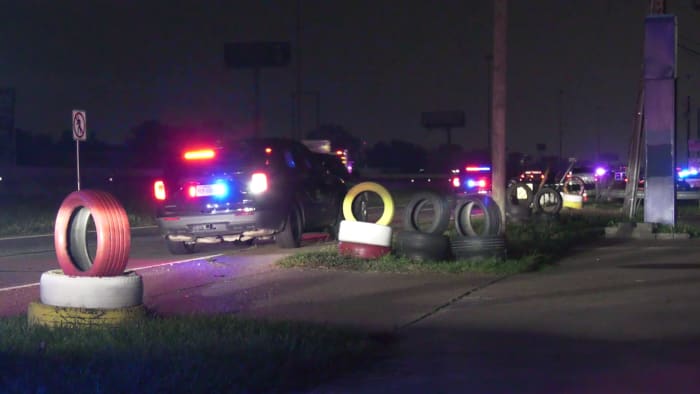 Man found shot on impounded property on North Fwy, suspected shooter arrested