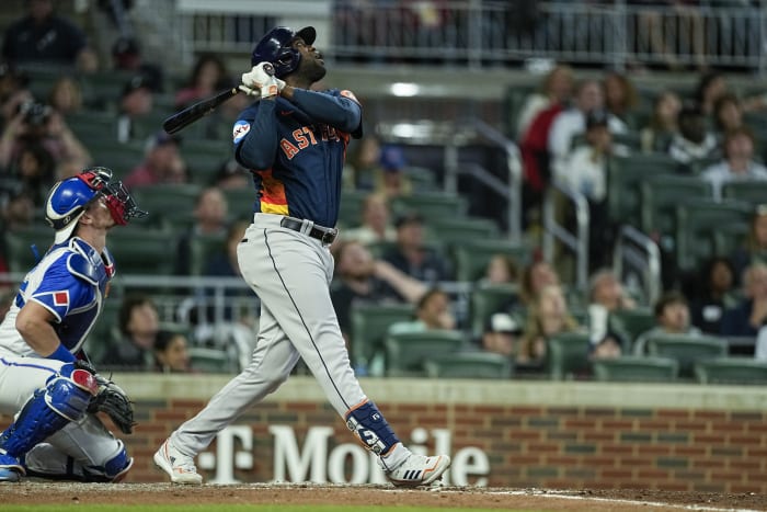 Tucker, Urquidy power Astros past Braves as Ozuna hears boos