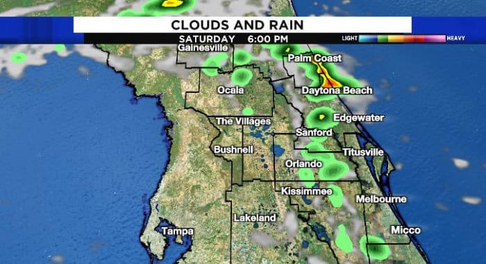 Dodging a few storms in Central Florida, but a couple could be strong