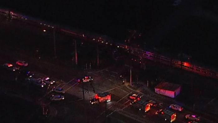 Amtrak train derailed after crashing into truck at Lakeland crossing