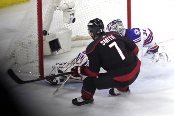 Shesterkin, Kreider help Rangers rip Devils 5-1 in Game 1
