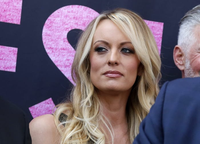 Trump lawyers say Stormy Daniels refused subpoena outside a Brooklyn bar, papers left 'at her feet'