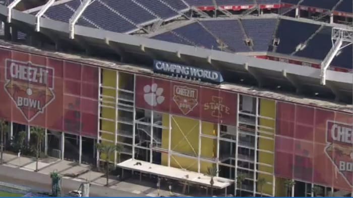 Bowl games bring out tourists near downtown Orlando