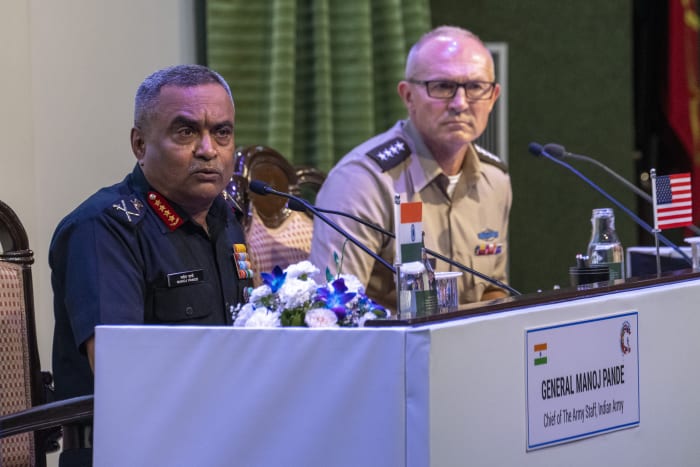 India and US army chiefs call for free and stable Indo-Pacific as Chinese influence grows