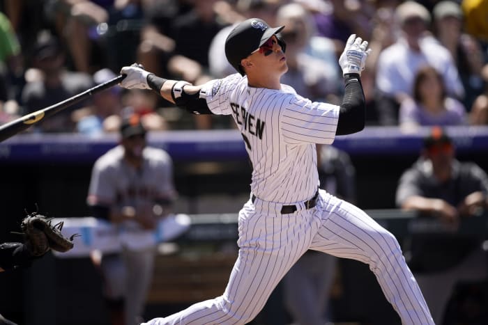 Rookie Brian Serven's two homers powers Rockies to doubleheader