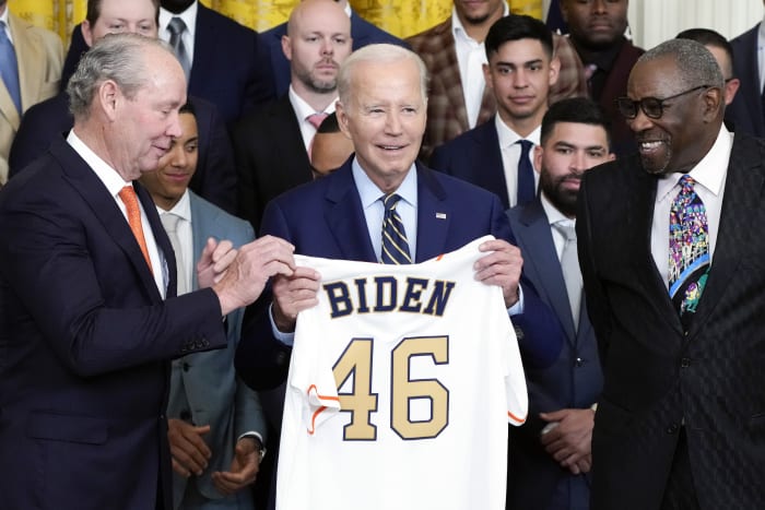 Pres. Biden hosts World Series Champion Braves at White House