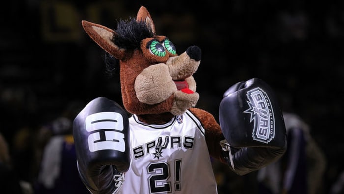 Spurs Coyote over the years  Spurs, Coyote, San antonio spurs