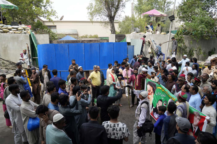 Pakistani police file terrorism charges against ex-PM Khan